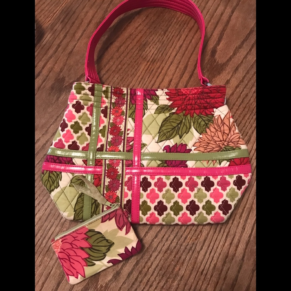 Vera Bradley tote purse Hello Dahlia Julia